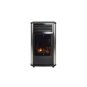Sahara Manhattan Portable Gas Heater - Black and Silver | MAHNIR-BK image
