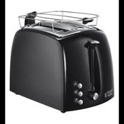 Russell Hobs Textures Plus 2 Slice Toaster | Black | 22601 image