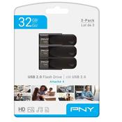 PNY 32GB USB 2.0 Flash Drive | 3 Pack | FD32GATT4KKKX3-F image