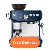 Sage The Barista Express™ Impress Coffee Machine - Damson Blue | SES876DBL4GUK1 image