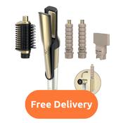 Shark Glam Ceramic Straight &amp; Waves Multi-Styler | Gold | HD6041SUK