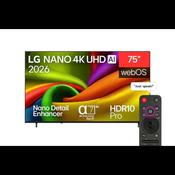 LG 75" Nano 4k UHD Smart TV - Black | 75NU850B6LA.AEI