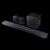 Samsung Q-Series 5.1.2ch Soundbar with Subwoofer &amp; Rear Speakers - Black | HW-QS750F-XU