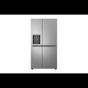 LG 641L NatureFRESH Side-By-Side Fridge Freezer - Prime Silver | GSLC40PYPE