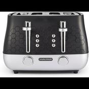 Morphy Richards Cassini 4 Slice Toaster | Moonless Night Black | 243020
