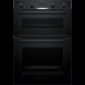 Bosch Series 4 Built-In Double Oven - Black | MBA533BB3B image