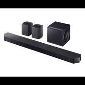 Samsung Q-Series 11.1.4 Ch Soundbar with Subwoofer &amp; Rear Speakers - Black | HW-Q990H-XU image
