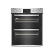 Hotpoint Built-In Double Oven - Silver and Black | DUH10DIX image