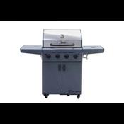 Sahara Performer 4 Burner Gas BBQ - Stainless Steel + Grey | PER4IR-CC