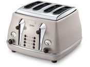 Delonghi Vintage Icona Toaster - Beige | CTOV4003BG image