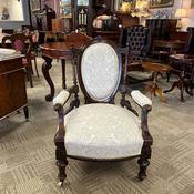 Fabulous Victorian mahogany occasional chair image