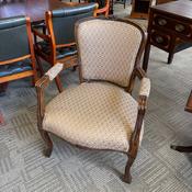 Fabulous mahogany patterned occasional chair image