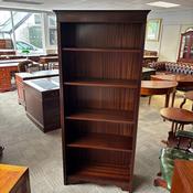 Fabulous mahogany regency style open bookcase image