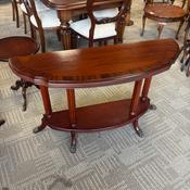 A beautiful Georgian-style mahogany console table image