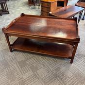 Mahogany flamed tier coffee table image