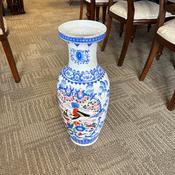 Large Chinese polychrome porcelain floor vase image
