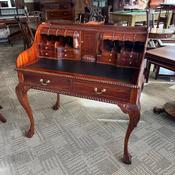 Early 20th century mahogany writing desk in the Chippendale Revival style image