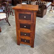 Solid tall four-drawer chest tall boy