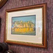Vintage Irish landscape art print by noted landscape artist J. M. McAuliffe image