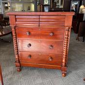 Attractive antique Victorian mahogany chest of drawers image