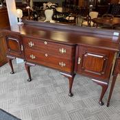 19th century mahogany arch backing sideboard image