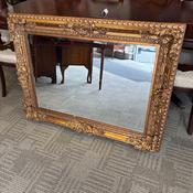 19th-century style giltwood overmantle mirror