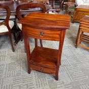 Fabulous mahogany console narrow table, stamped Ancient Mariner image