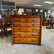 Very attractive early Victorian / late William IV mahogany chest of drawers image