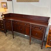 18th century antique hunters mahogany sideboard image