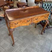 Quality George I style burr walnut cutlery console table image