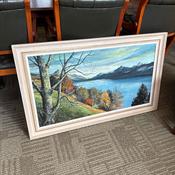 Lake scene  by K. Lund