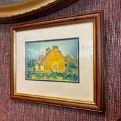 Vintage Irish landscape art print by noted landscape artist J. M. McAuli image