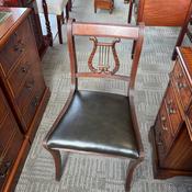 Classic regency-style mahogany occasional chair image