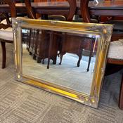 Louis XVI Revival gilt wall mirror