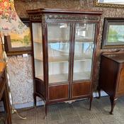 Louis XV revival vitrine display cabinet image