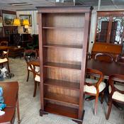 Fabulous mahogany regency style open bookcase image