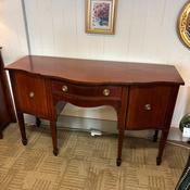 Vintage mahogany Hepplewhite sideboard image