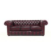 3 seater roll back Chesterfield - OXBLOOD image