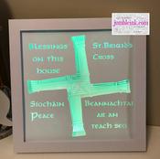 €5.50 - St Brigids Cross - 3D Paper Cut Template Light Box SVG
