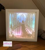 €5.50 - Frozen - Square 3D Paper Cut Template Light Box SVG