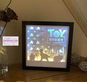 €5.50 - Toy Storey - 3D Paper Cut Template Light Box SVG