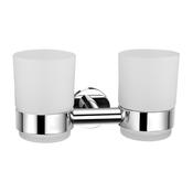 Hudson Double Tumbler Holder Chrome image