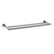 Hudson Double Towel Bar Chrome image