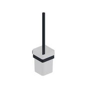 Skye Toilet Brush Set Matt Black image