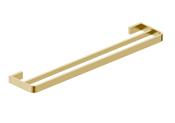 Roxie Double Towel Rail Brushed Brass image