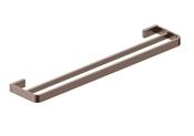 Nala Double Towel Rail Brushed Bronze image