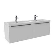 Mona 1200 Basin Cabinet High Gloss White image