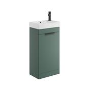 Esme 450 Cloakroom Unit Reed Green (incl basin) image
