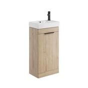 Esme 450 Cloakroom Unit Davos Oak (incl basin) image