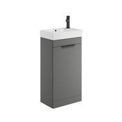 Esme 450 Cloakroom Unit Dust Grey (incl basin) image